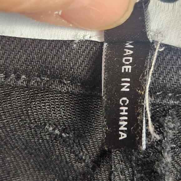 Brass Clothing Women’s Black Wide-Leg Sailor Pant Jeans Size 6 Inseam 30” NWT - Picture 8 of 16